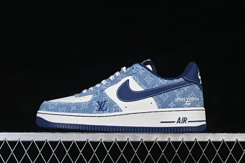 All categories Nk Air Force 1 Air Force series Nk Air Force 1 Low Air Force low top Nike Air Force 1'07 Low joint classic blue jeans Air Force 1 low top casual sneakers NH0601-578